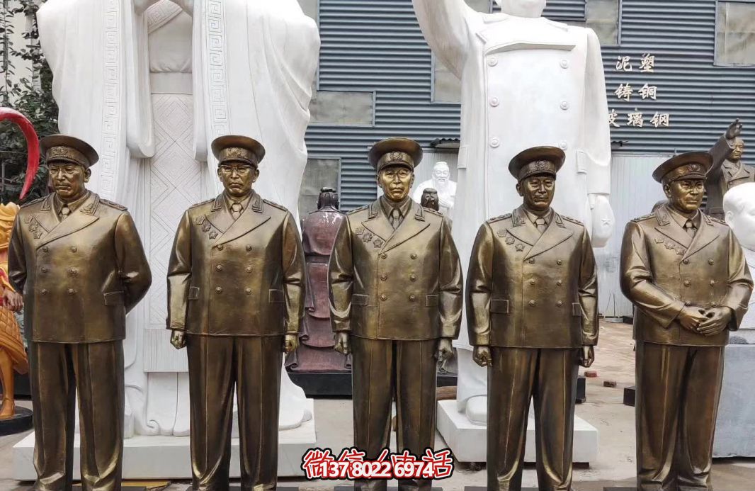 仿銅偉人元帥玻璃鋼雕塑，締造景區(qū)世界十大經(jīng)典