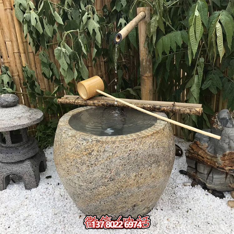 仿古砂石雕塑花盆，創(chuàng)意舊風裝飾景區(qū)
