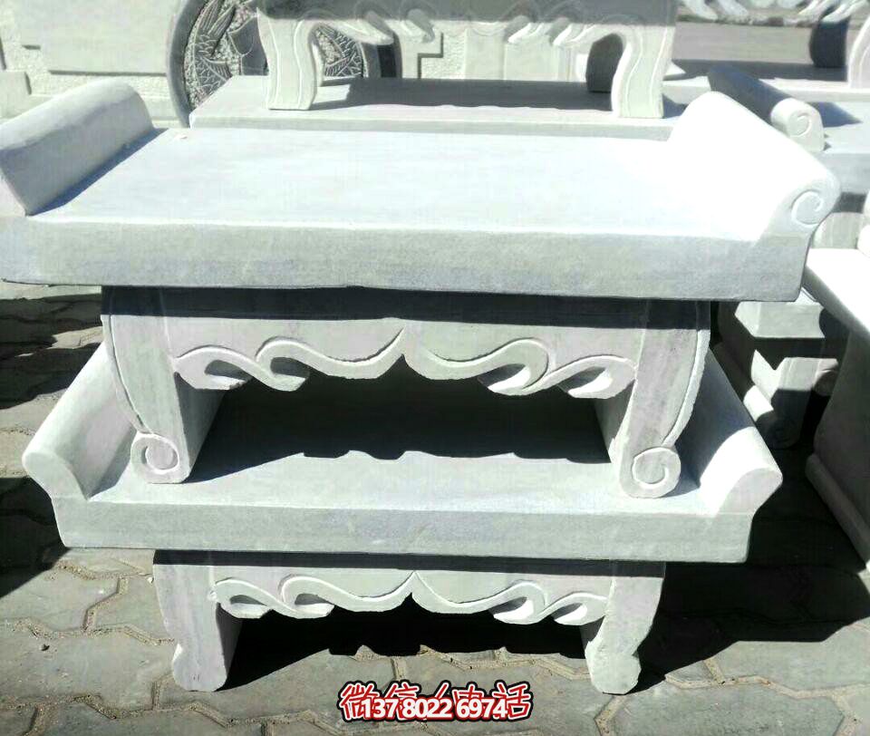 漢白玉佛像供桌，裝點景區(qū)寺院