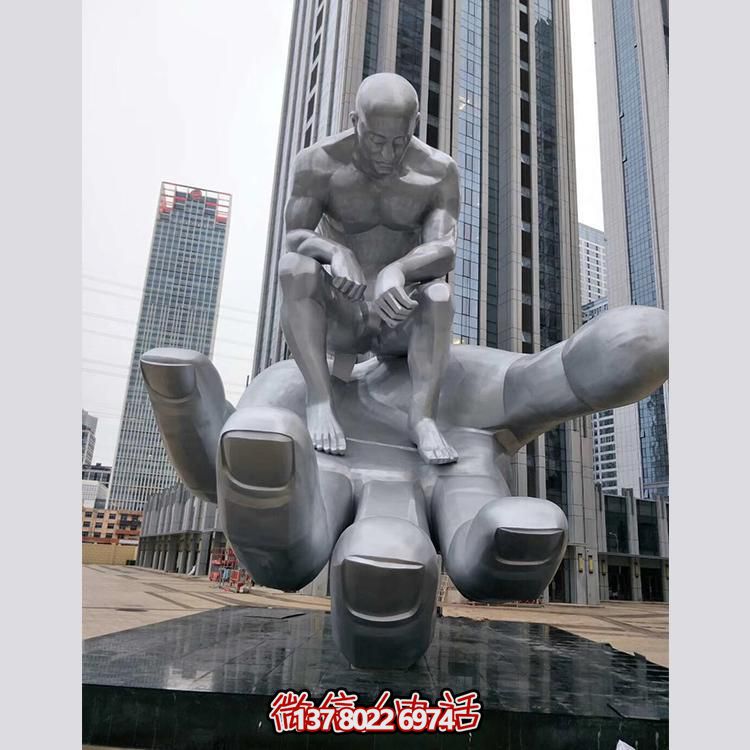 大型不銹鋼創(chuàng)意人物景觀雕塑——鐫刻在商業(yè)街、商業(yè)廣場的精美絕倫