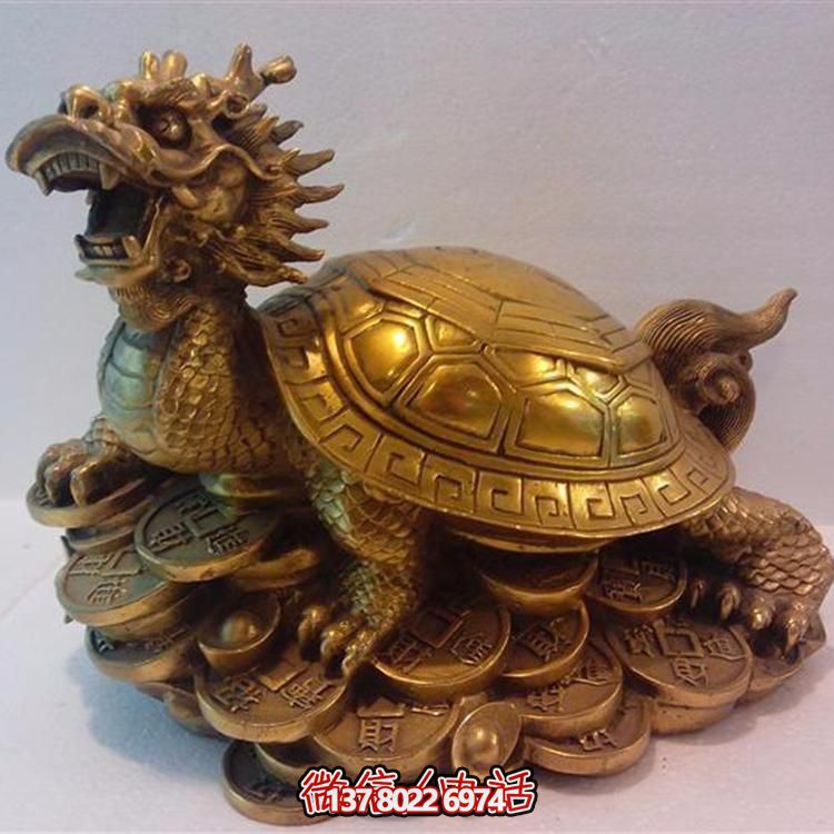 精美大型銅雕龍龜擺件，點綴您的庭院與公司寺廟