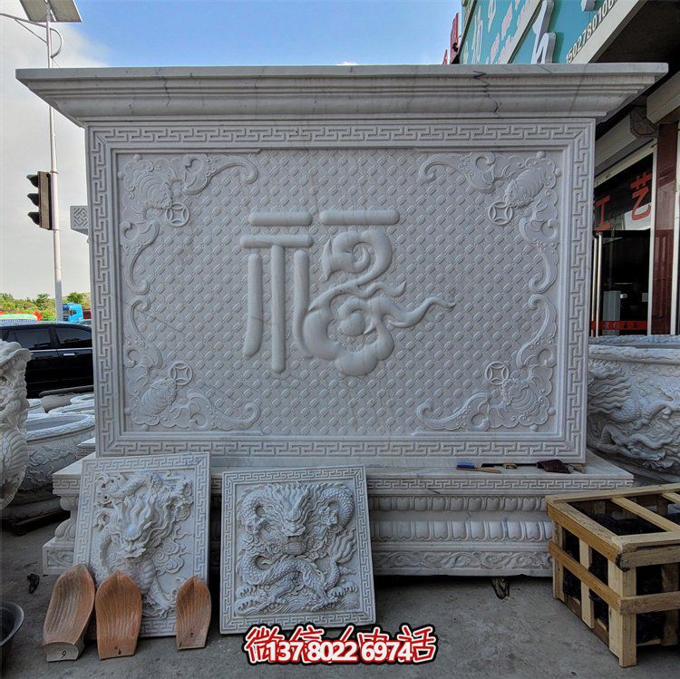融合傳統(tǒng)文化，唯美經(jīng)典雕塑—中式影壁