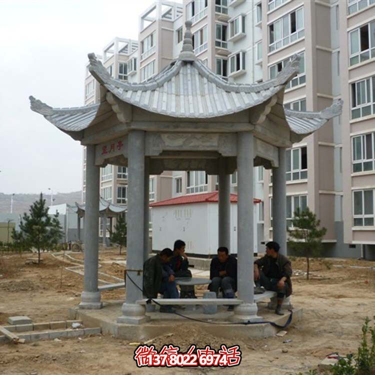 古典風情涼亭，點綴小區(qū)廣場，讓您休閑身心