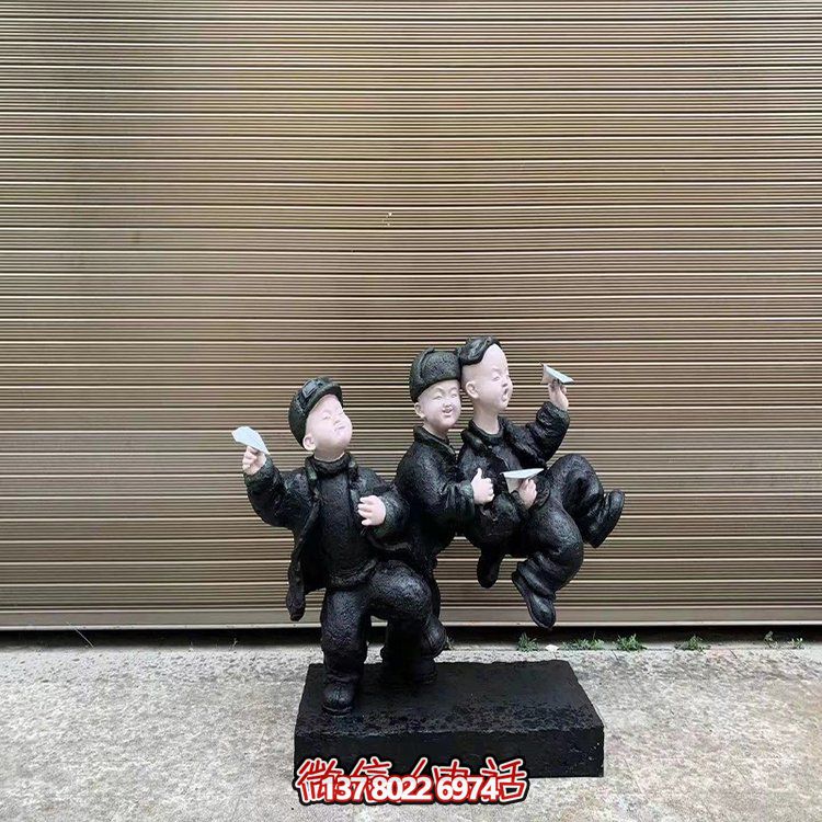 多彩玻璃鋼景觀擺件，添加卡通戶外兒童樂趣