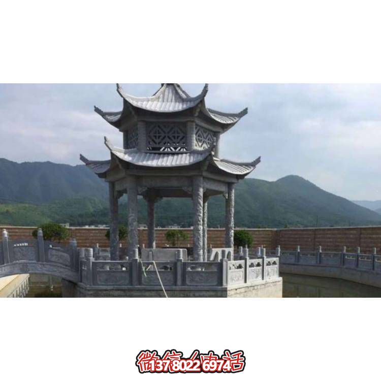 精美大理石雕塑涼亭，把藝術(shù)與實(shí)用完美結(jié)合